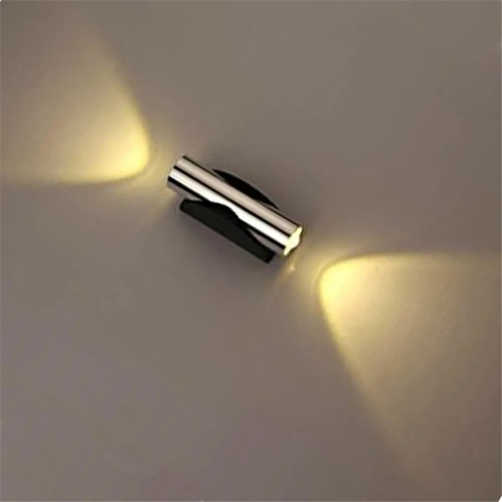💡 Modern LED Wall Sconce – 6W Dual-Head Indoor Light for Hallways, Stairs, Bedroom & Reading Nooks | Sleek Wall Decor (AC85–265V)