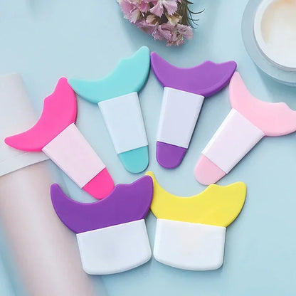 Multifunctional Silicone Eyeliner and Mascara Applicator with Lash Stopper