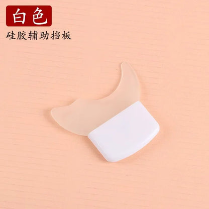 Multifunctional Silicone Eyeliner and Mascara Applicator with Lash Stopper