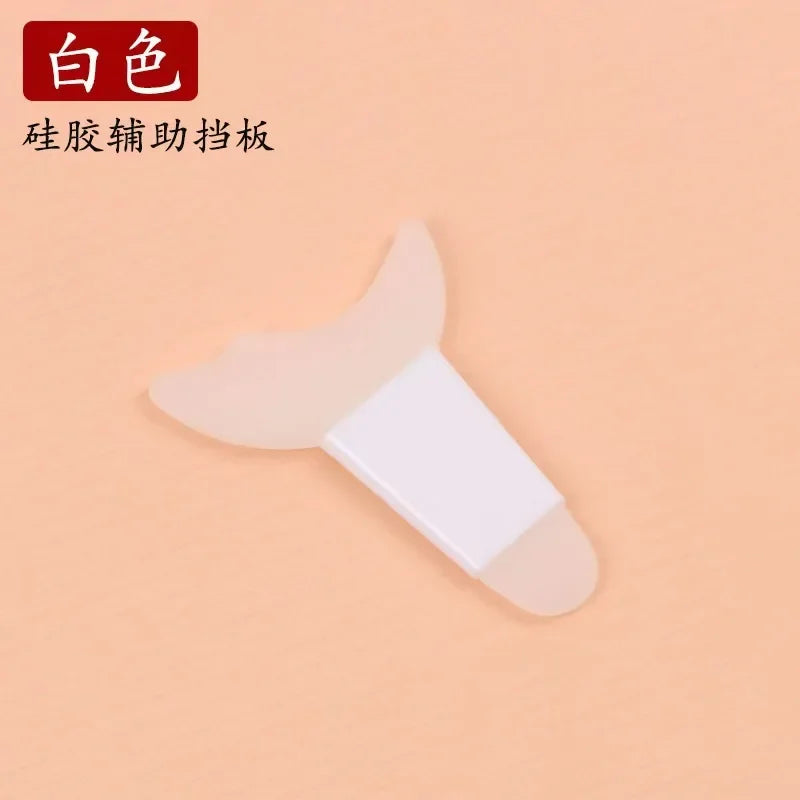 Multifunctional Silicone Eyeliner and Mascara Applicator with Lash Stopper